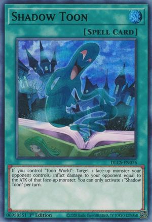 Shadow Toon (Green) [DLCS-EN076] Ultra Rare - Trinity Hobby