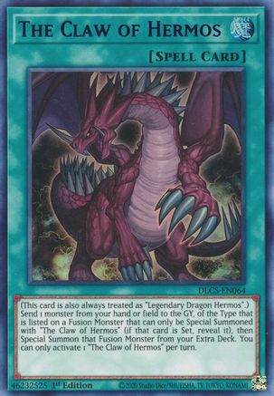 The Claw of Hermos (Blue) [DLCS-EN064] Ultra Rare - Trinity Hobby