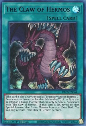 The Claw of Hermos (Purple) [DLCS-EN064] Ultra Rare - Trinity Hobby