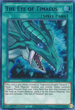The Eye of Timaeus (Blue) [DLCS-EN007] Ultra Rare - Trinity Hobby