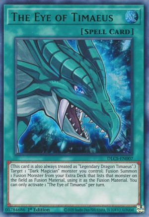 The Eye of Timaeus (Green) [DLCS-EN007] Ultra Rare - Trinity Hobby
