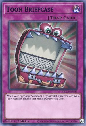 Toon Briefcase (Blue) [DLCS-EN080] Ultra Rare - Trinity Hobby