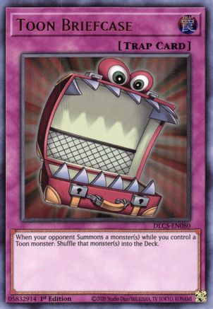 Toon Briefcase (Purple) [DLCS-EN080] Ultra Rare - Trinity Hobby