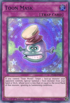 Toon Mask (Blue) [DLCS-EN079] Ultra Rare - Trinity Hobby