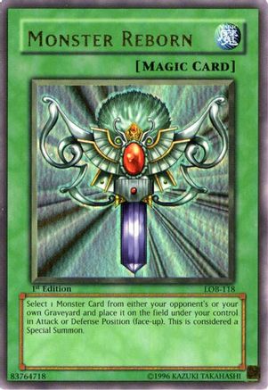 Monster Reborn [LOB-118] Ultra Rare - Trinity Hobby