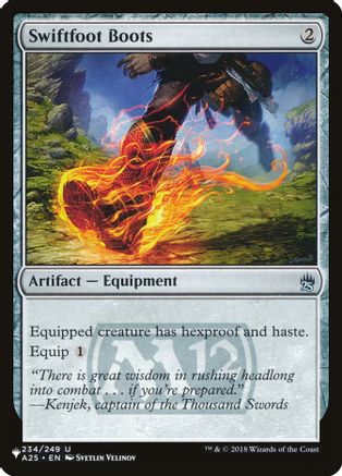 Swiftfoot Boots (A25)  [Foil]  (LIST-234/249) - [The List Reprints] - Trinity Hobby
