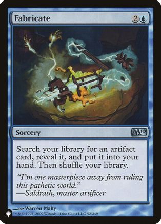 Fabricate  [Foil]  (LIST-52/249) - [The List Reprints] - Trinity Hobby