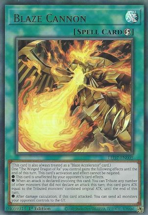 Blaze Cannon [LED7-EN005] Ultra Rare - Trinity Hobby