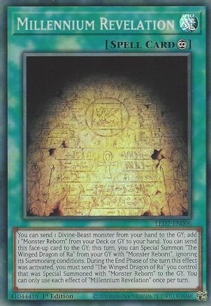 Millennium Revelation [LED7-EN006] Super Rare - Trinity Hobby