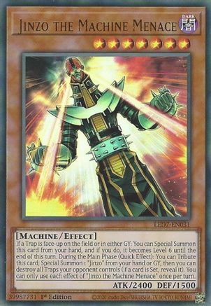 Jinzo the Machine Menace [LED7-EN031] Ultra Rare - Trinity Hobby