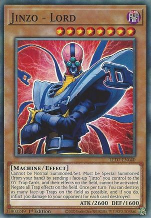 Jinzo - Lord [LED7-EN040] Common - Trinity Hobby