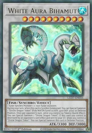 White Aura Bihamut [LED7-EN056] Ultra Rare - Trinity Hobby