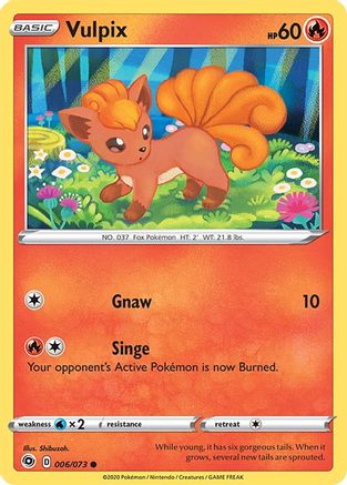 Vulpix (006/073) [Sword & Shield: Champion's Path] - Trinity Hobby