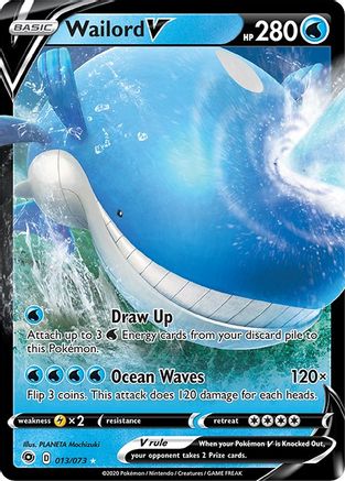 Wailord V (013/073) [Sword & Shield: Champion's Path] - Trinity Hobby
