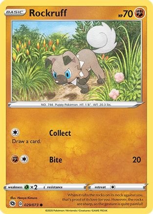Rockruff (029/073) [Sword & Shield: Champion's Path] - Trinity Hobby