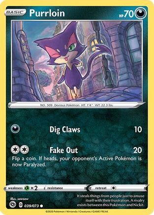 Purrloin (039/073) [Sword & Shield: Champion's Path] - Trinity Hobby