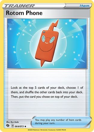 Rotom Phone (064/073) [Sword & Shield: Champion's Path] - Trinity Hobby