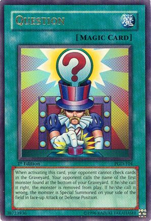 Question [PGD-104] Ultra Rare - Trinity Hobby