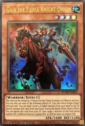 Gaia the Fierce Knight Origin [ROTD-ENSP1] Ultra Rare - Trinity Hobby