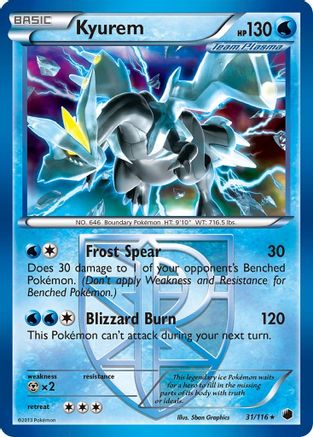Kyurem (31/116) (Theme Deck Exclusive) [Black & White: Plasma Freeze] - Trinity Hobby