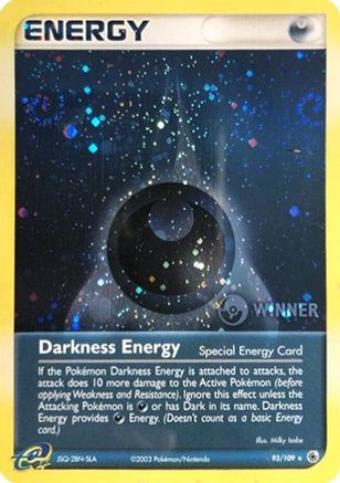 Darkness Energy (93/109) (Special) (Winner) [EX: Ruby & Sapphire] - Trinity Hobby