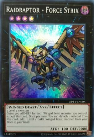 Raidraptor - Force Strix [OP14-EN008] Super Rare - Trinity Hobby