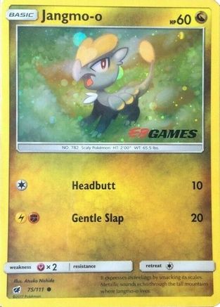 Jangmo-o (Cosmos Holo) (EB Games Promo) - (075/111) Holofoil [Miscellaneous Cards & Products]