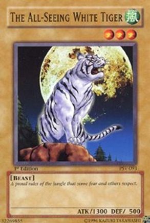 The All-Seeing White Tiger [PSV-093] - Pharaoh's Servant 1st Edition - Common / Short Print - Trinity Hobby