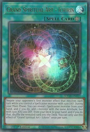 Grand Spiritual Art - Ichirin [SDCH-EN019] Ultra Rare - Trinity Hobby