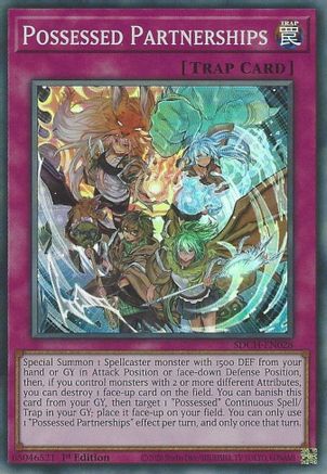 Possessed Partnerships [SDCH-EN028] Super Rare - Trinity Hobby