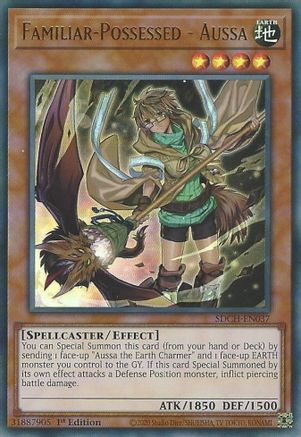 Familiar-Possessed - Aussa (Alternate Art) [SDCH-EN037] Ultra Rare - Trinity Hobby