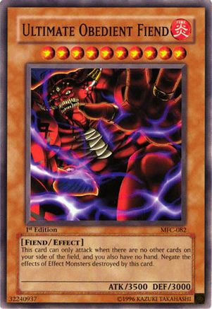 Ultimate Obedient Fiend [MFC-082] Common - Trinity Hobby