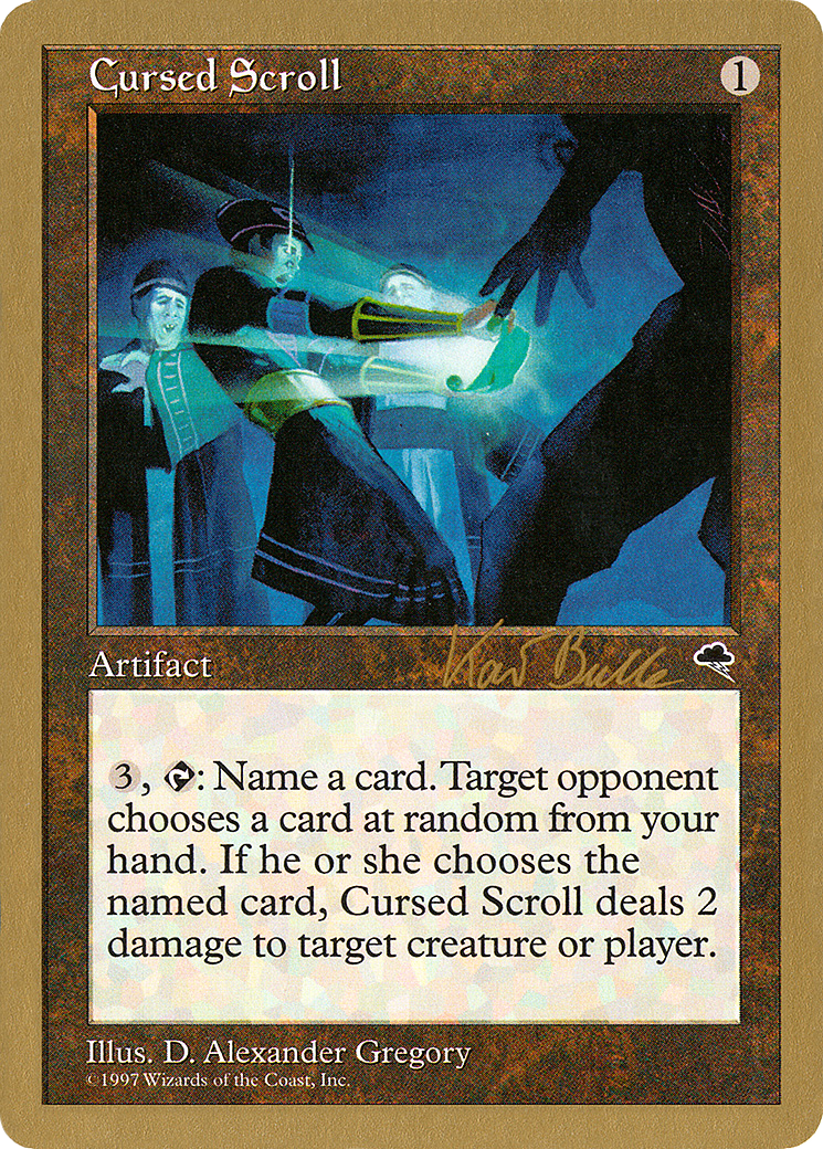 Cursed Scroll (Kai Budde) [World Championship Decks 1999] - Trinity Hobby