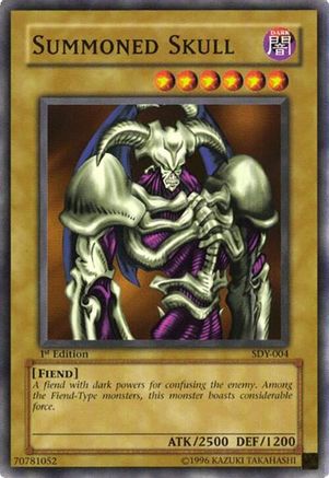 Summoned Skull [SDY-004] - Starter Deck: Yugi Unlimited - Common / Short Print - Trinity Hobby