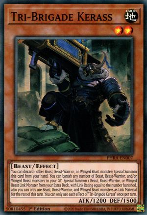 Tri-Brigade Kerass [PHRA-EN007] Super Rare - Trinity Hobby