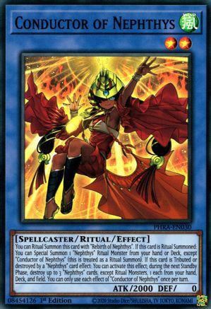 Conductor of Nephthys [PHRA-EN030] Super Rare - Trinity Hobby