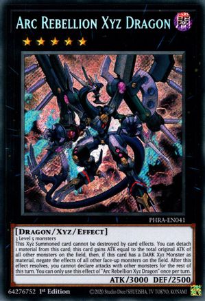 Arc Rebellion Xyz Dragon [PHRA-EN041] Secret Rare - Trinity Hobby
