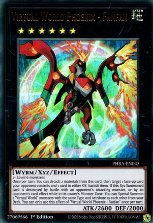 Virtual World Phoenix - Fanfan [PHRA-EN043] Ultra Rare - Trinity Hobby