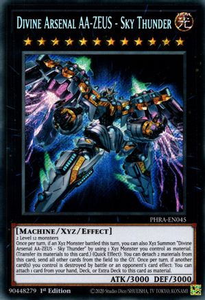 Divine Arsenal AA-ZEUS - Sky Thunder [PHRA-EN045] Secret Rare - Trinity Hobby