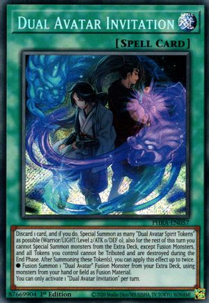 Dual Avatar Invitation [PHRA-EN057] Secret Rare - Trinity Hobby