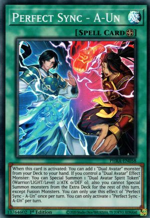 Perfect Sync - A-Un [PHRA-EN058] Super Rare - Trinity Hobby