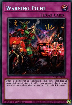 Warning Point [PHRA-EN078] Secret Rare - Trinity Hobby
