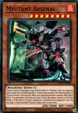 Myutant Arsenal [PHRA-EN089] Super Rare - Trinity Hobby