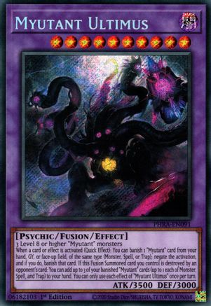 Myutant Ultimus [PHRA-EN091] Secret Rare - Trinity Hobby