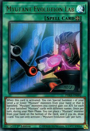 Myutant Evolution Lab [PHRA-EN092] Ultra Rare - Trinity Hobby