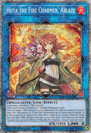 Hiita the Fire Charmer, Ablaze (Starlight Rare) [PHRA-EN100] Starlight Rare - Trinity Hobby