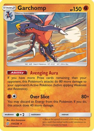 Garchomp (114/236) (Theme Deck Exclusive) [Sun & Moon: Unified Minds] - Trinity Hobby