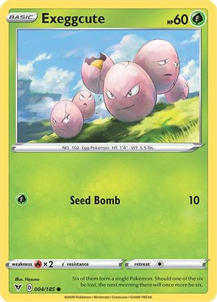 Exeggcute (004/185) [Sword & Shield: Vivid Voltage] - Trinity Hobby