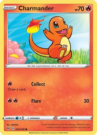 Charmander (023/185) [Sword & Shield: Vivid Voltage] - Trinity Hobby