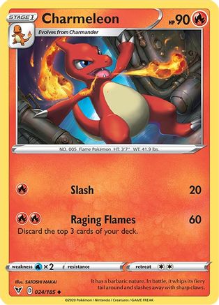 Charmeleon (024/185) [Sword & Shield: Vivid Voltage] - Trinity Hobby